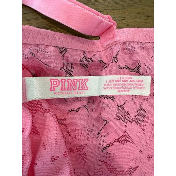 Victoria's Secret PINK longline Bralette, size large - Picture 3 of 12